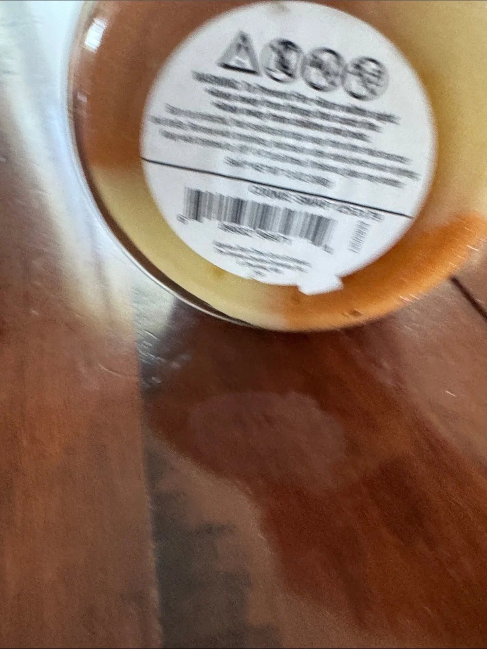 Yankee Candle Cookie Swap Jar - Orange and Cream Label